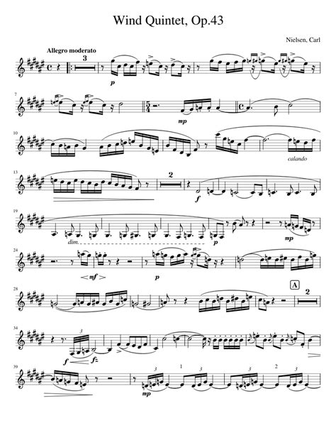 Carl Nielsen: Wind Quintet Op. 43